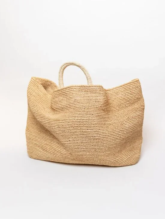 & other stories LARGE WOVEN STRAW TOTE - Picture 2 of 6
